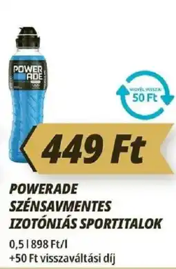 Príma Powerade szénsavmentes izotóniás sportitalok ajánlat