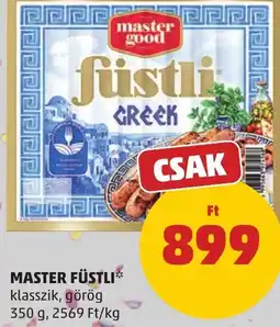 PENNY Master Füstli klasszik, görög ajánlat