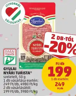 PENNY Gyulai nyári turista ajánlat