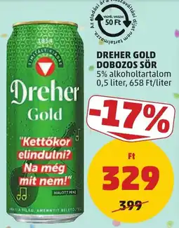 PENNY Dreher Gold ajánlat