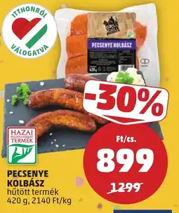 PENNY Pecsenye kolbász ajánlat