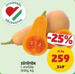 PENNY sütőtök ajánlat