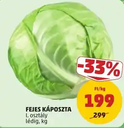 PENNY Fejes káposzta ajánlat