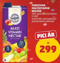 PENNY Purissima multivitamin nektár ajánlat