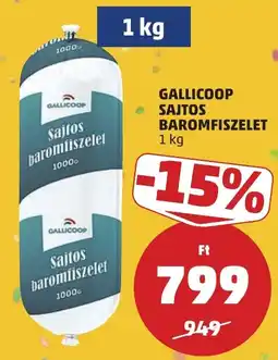 PENNY Gallicoop sajtos baromfiszelet ajánlat