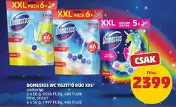 PENNY Domestos wc tisztító rúd xxl unikornis ajánlat
