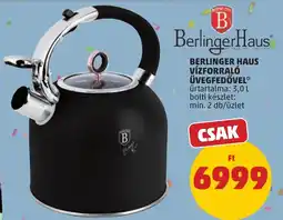PENNY BerlingerHaus vízforraló üvegfedővel ajánlat