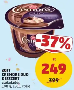 PENNY Zott cremore duo desszert csokoládés ajánlat