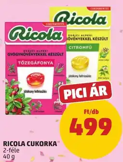 PENNY Ricola cukorka ajánlat