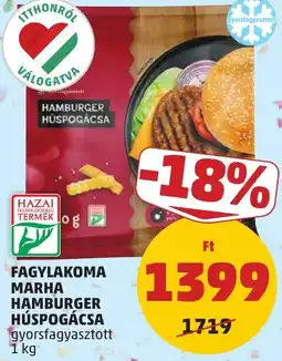 PENNY Fagylakoma marha hamburger húsposgácsa ajánlat