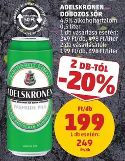 PENNY Adelskronen dobozos sör ajánlat