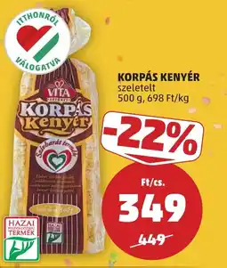 PENNY Vita korpás kenyér ajánlat