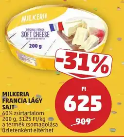 PENNY Milkeria francia lágy sajt ajánlat