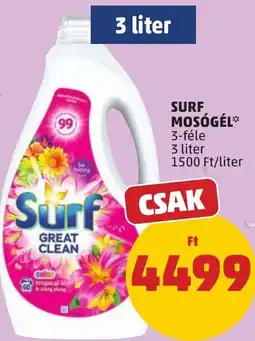 PENNY Surf mosógél ajánlat