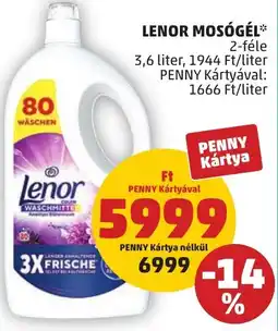 PENNY Lenor mosógél ajánlat
