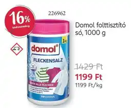 Rossmann Domol folttisztító só, 1000 g ajánlat