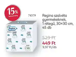 Rossmann REGINA SZALVÉTA GYERMEKEKNEK ajánlat
