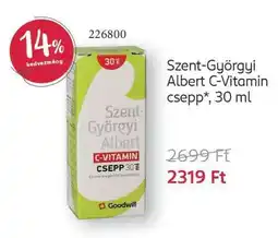 Rossmann Szent-Györgyi Albert C-Vitamin csepp*, 30 ml ajánlat