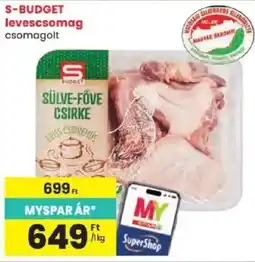 Spar S budget sülve-főve csirke ajánlat