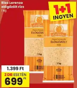 Spar Riso Lorenzo elögzőlt rizs ajánlat