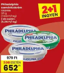 Spar philadelphia szendvicskrém ajánlat