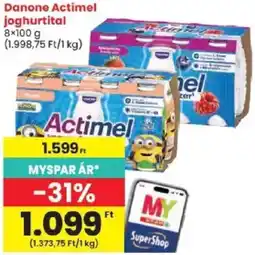 Spar Danone Actimel joghurtital ajánlat