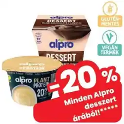 Spar Alpro desszert ajánlat