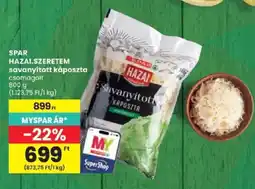 Spar Spar hazai szeretem savanyított káposzta ajánlat