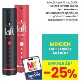 Spar taft termék ajánlat