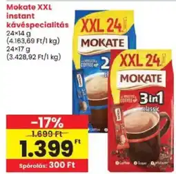 Spar Mokate instant kávéspecialitás ajánlat