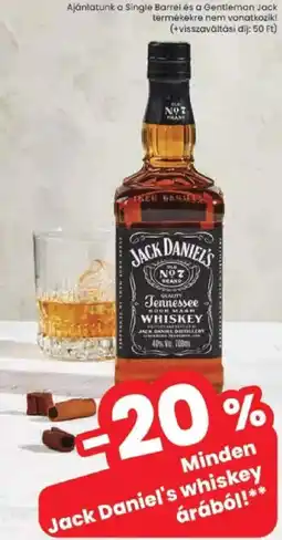 Spar Jack Daniel's whiskey ajánlat