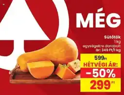 Spar Sütőtök ajánlat