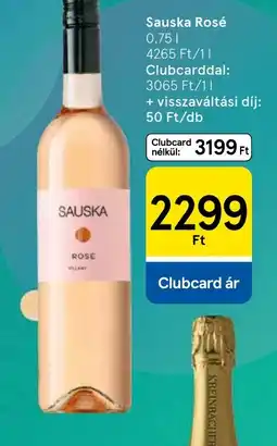 Tesco Sauska rosé ajánlat