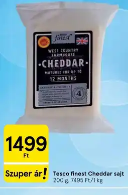 Tesco Tesco finest Cheddar sajt ajánlat