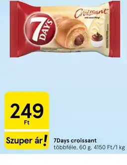 Tesco 7days croissant ajánlat