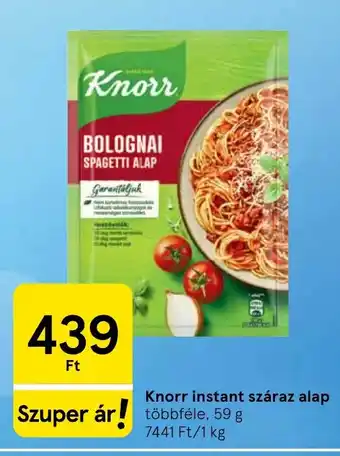Tesco Knorr instant száraz alap ajánlat