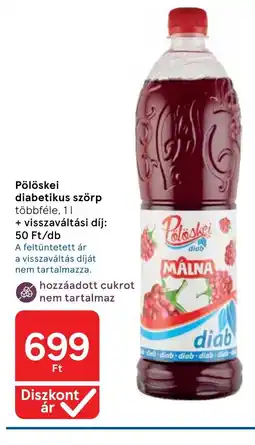 Tesco Pölöskei diabetikus szörp ajánlat