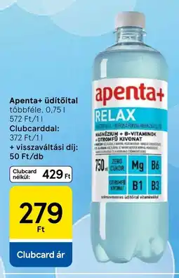 Tesco apenta+ üdítőital ajánlat