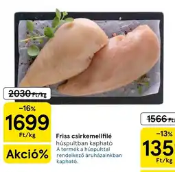 Tesco Friss csirkemellfilé ajánlat