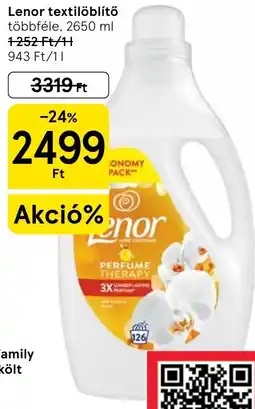 Tesco Lenor textilöblítő ajánlat