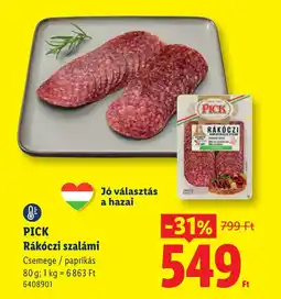 Lidl Pick rákóczi szalámi ajánlat