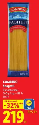 Lidl Combino Spaghetti ajánlat