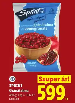Lidl Sprint gránátalma ajánlat