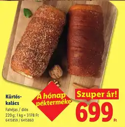 Lidl Kürtös-kalács ajánlat