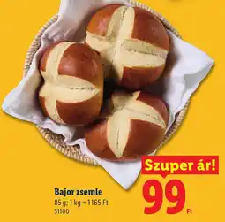Lidl Bajor zsemle ajánlat