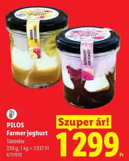Lidl Piros farmer joghurt ajánlat