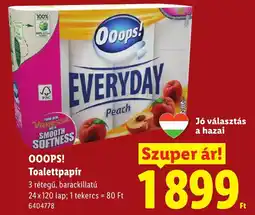 Lidl Ooops! Toalettpapír ajánlat
