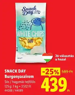 Lidl Snack Day burgonyaszirom ajánlat