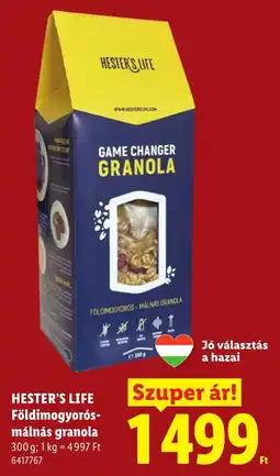 Lidl Hester's life granola ajánlat