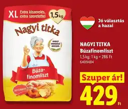 Lidl Nagyi titka búza-finomliszt ajánlat